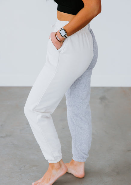 Ultra Soft Colorblock Sweatpants by Chelsea DeBoer