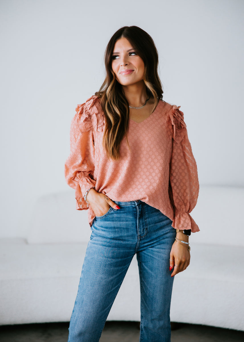 Ayla Ruffled Blouse – Lauriebelles