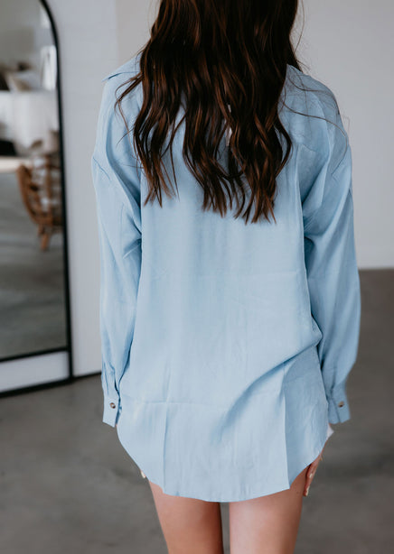 West Button Down Top