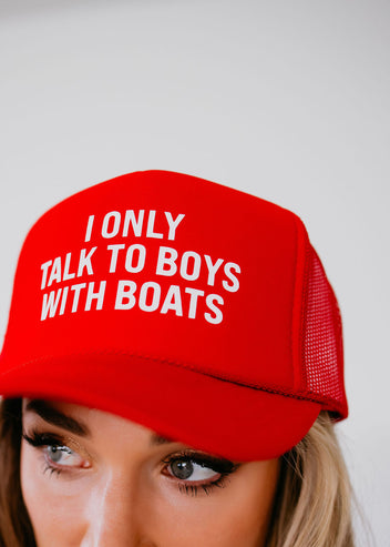 Boys With Boats Trucker Hat