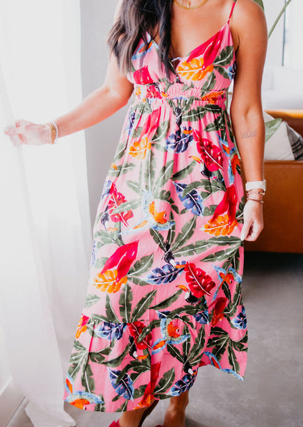 Tallulah Tropical Print Dress