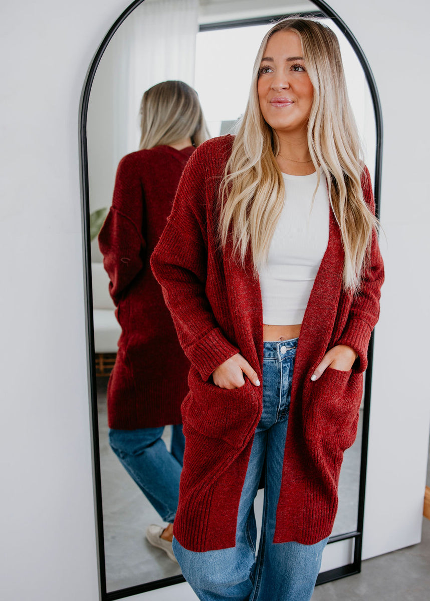 HEYCHIC Lottie Knit Cardigan (Brown) main image 0
