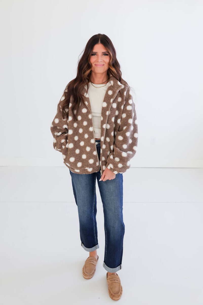 Dottie Teddy Zip Jacket – Lauriebelles