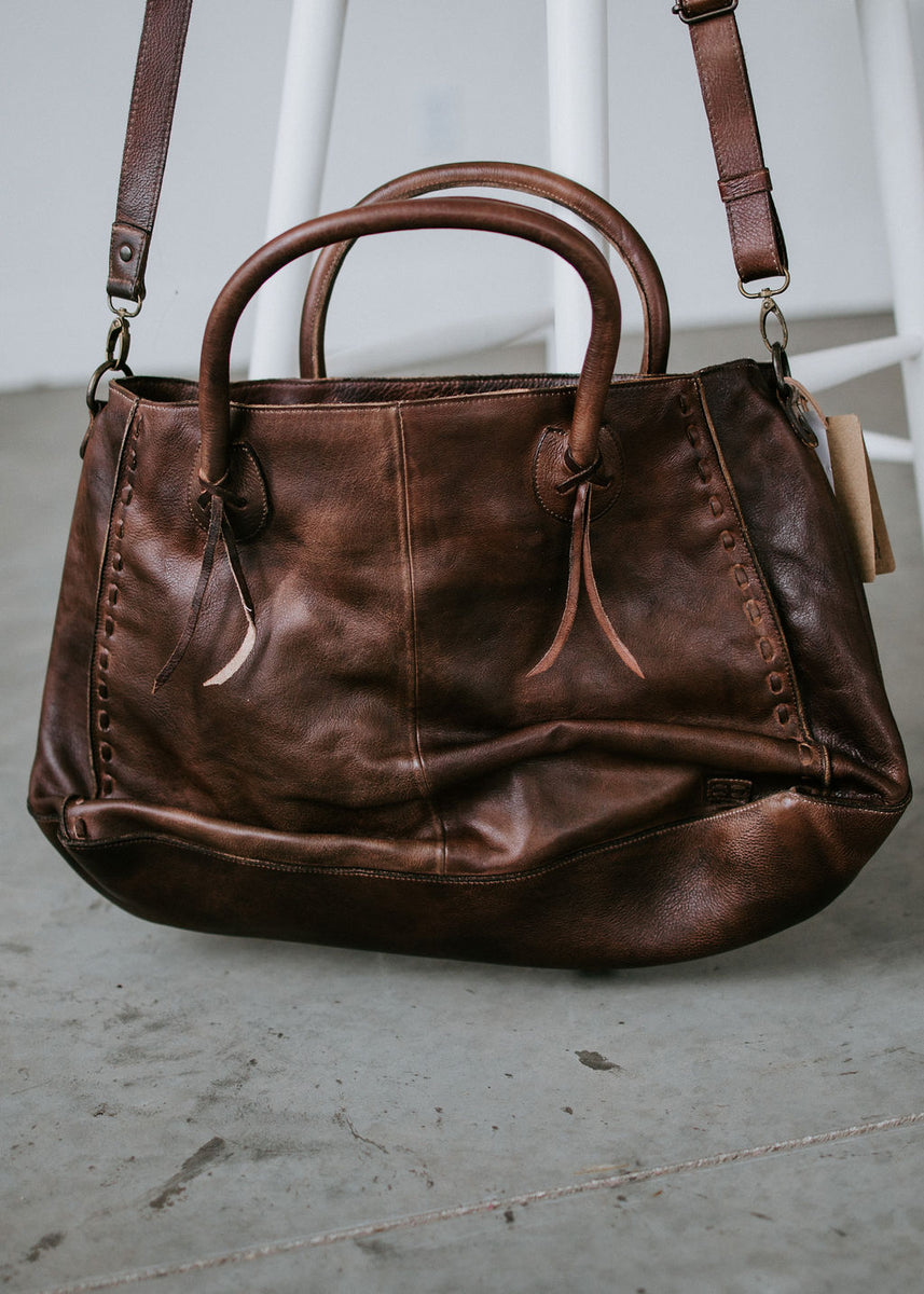 Bedstu Rockaway Handbag in Taupe Driftwood