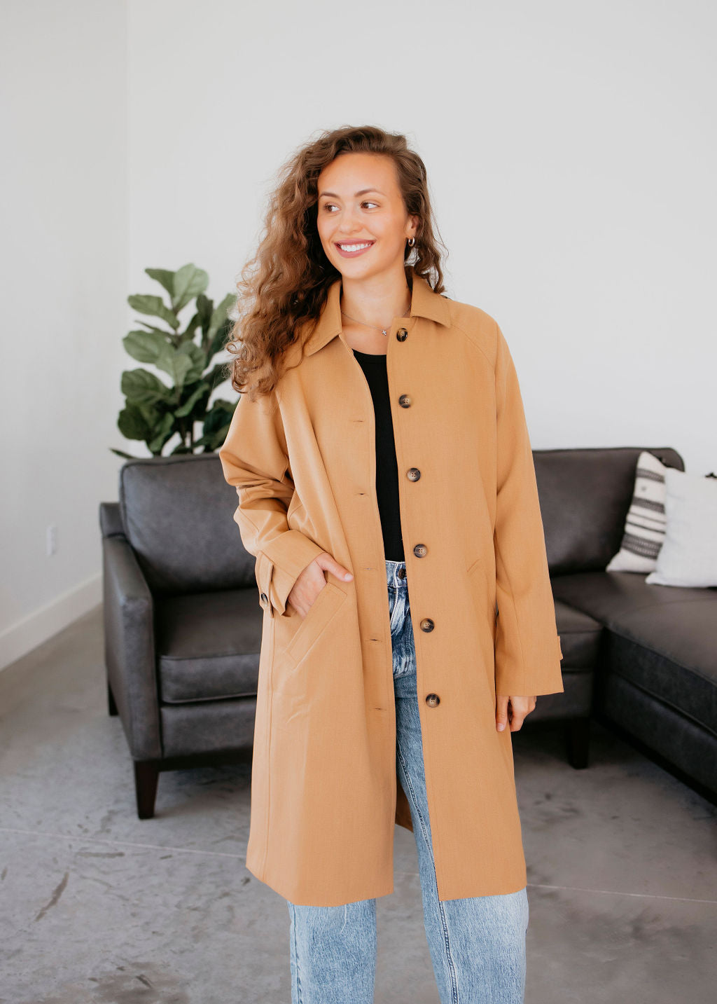 Kael Oversized Cocoon Coat