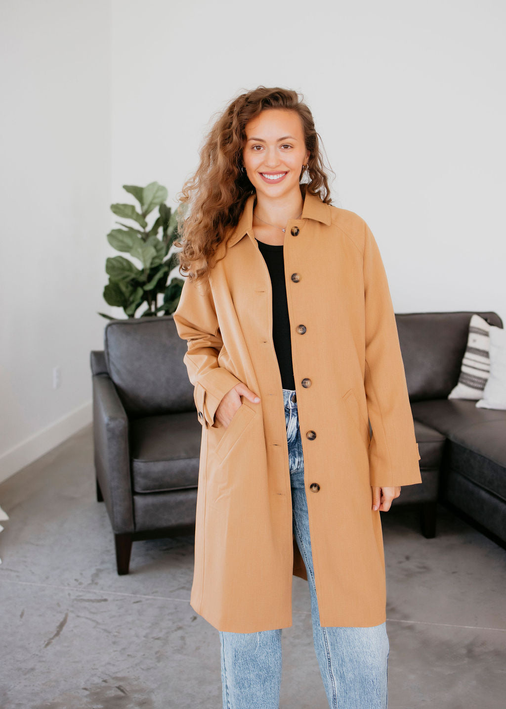 Kael Oversized Cocoon Coat