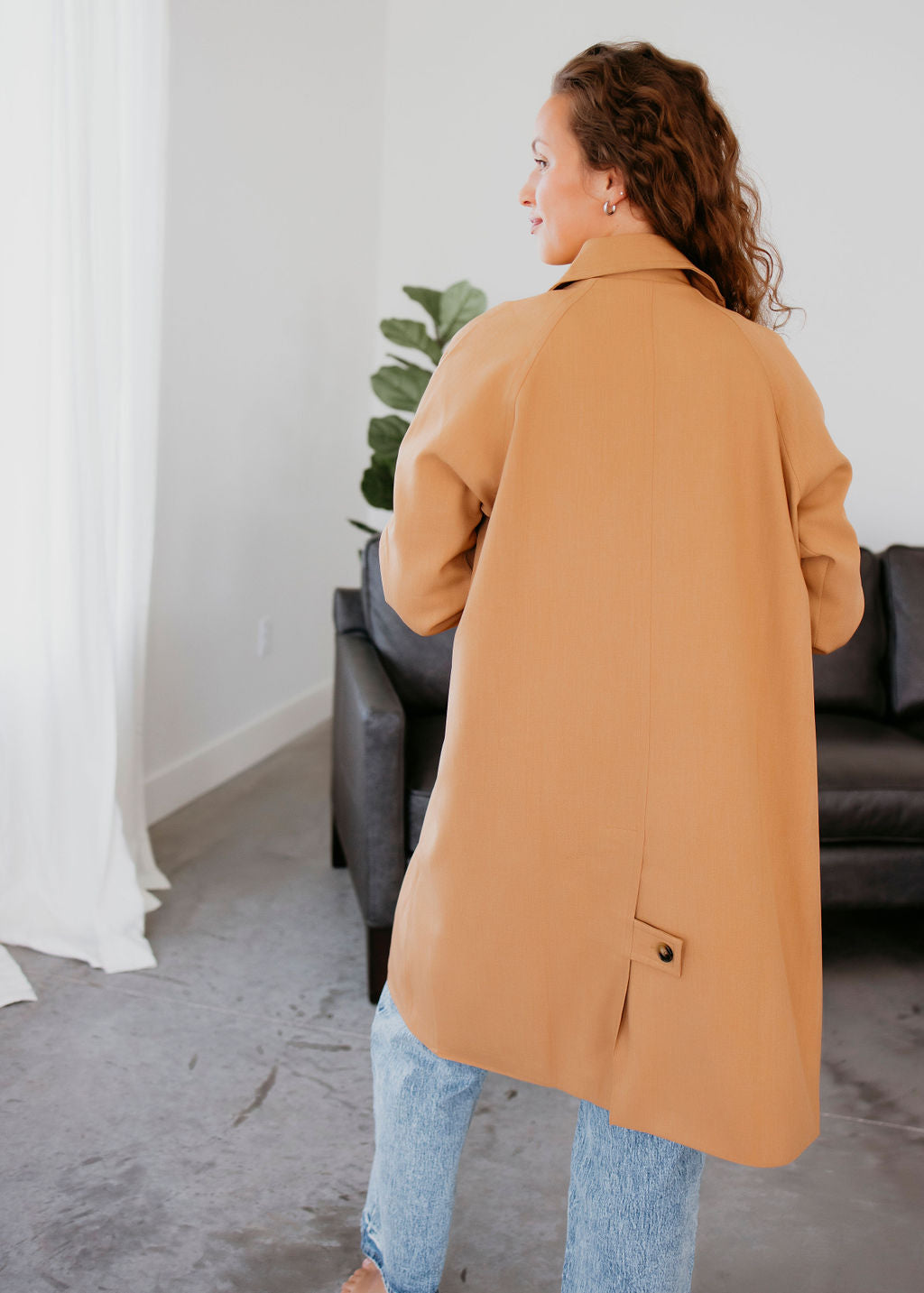 Kael Oversized Cocoon Coat