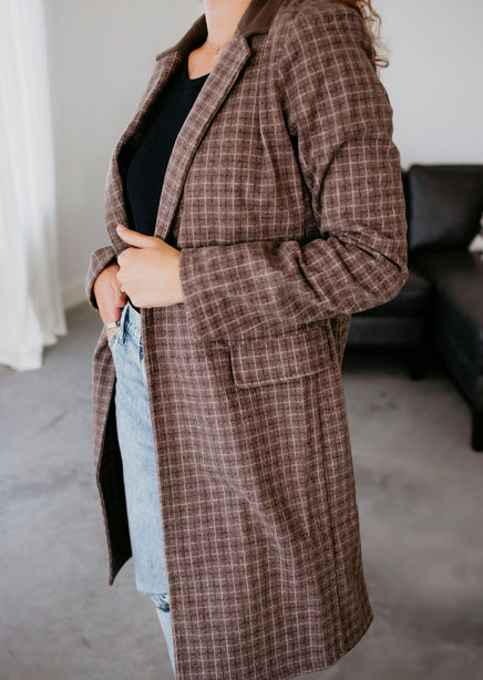 Pax Plaid Coat