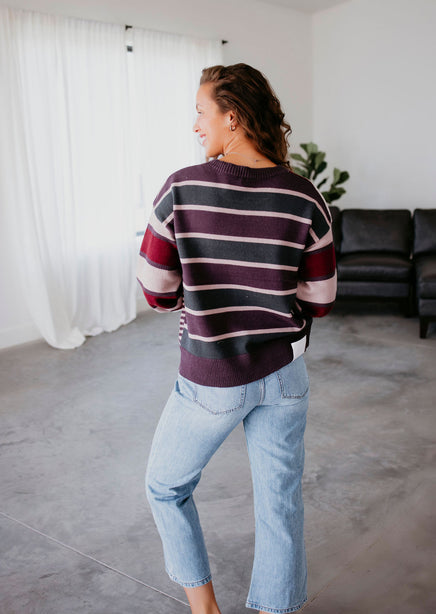 Noemi Colorblock Stripe Sweater