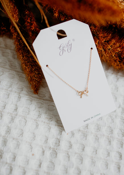 Bow Pendant Necklace