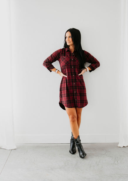 Leslie Plaid Dress