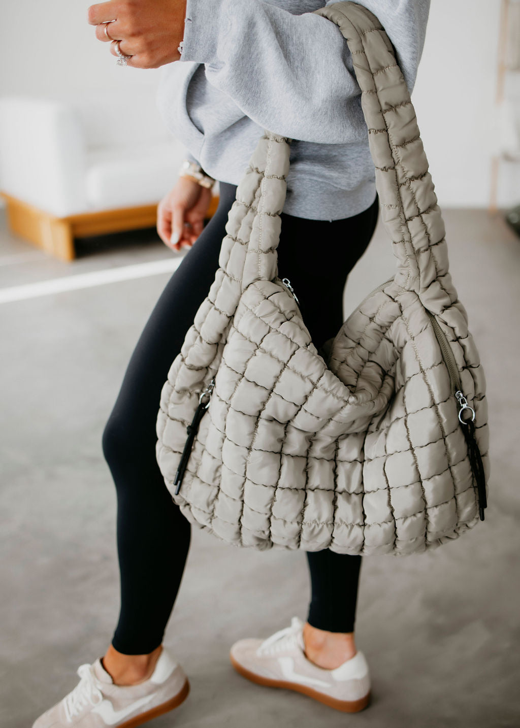 Quilted Carryall Bag