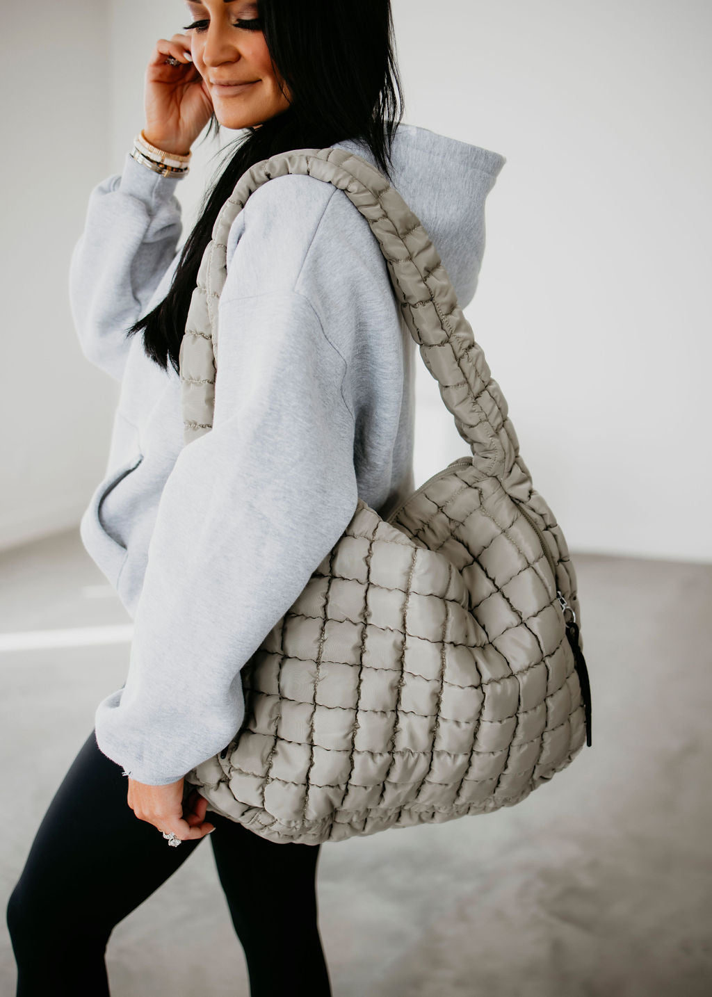 Quilted Carryall Bag