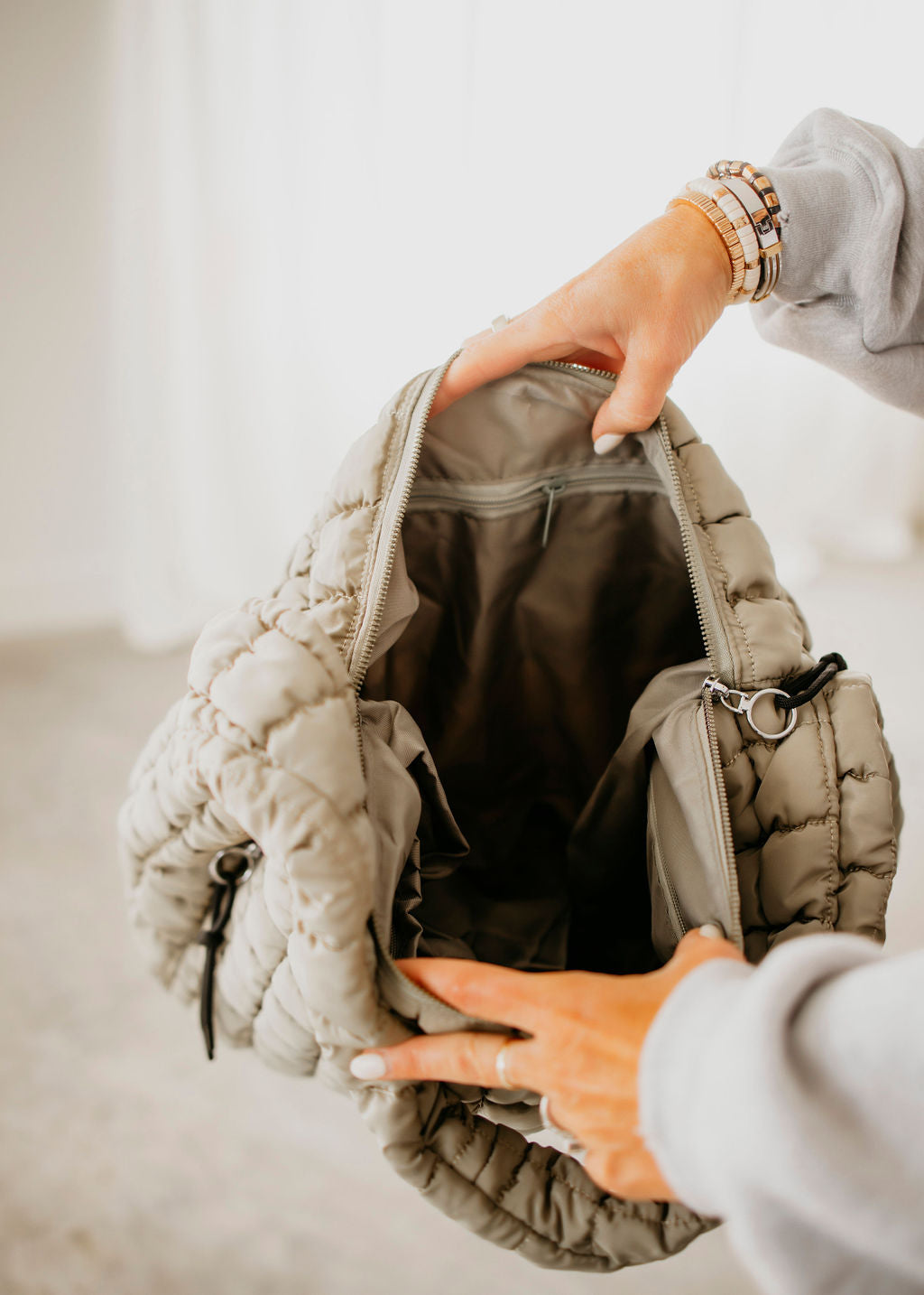 Quilted Carryall Bag