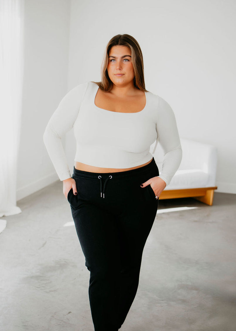 Veda Square Neck Seamless Top by Lily & Lottie
