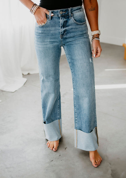 Shayna Risen Cuffed Jeans