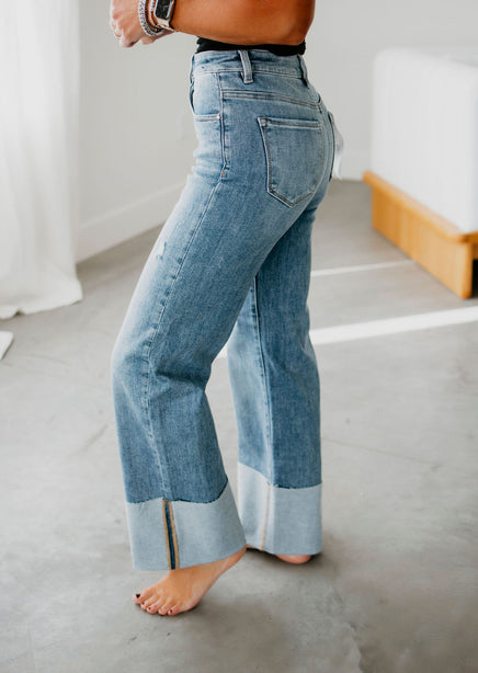 Shayna Risen Cuffed Jeans