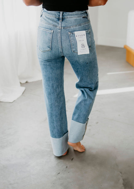 Shayna Risen Cuffed Jeans