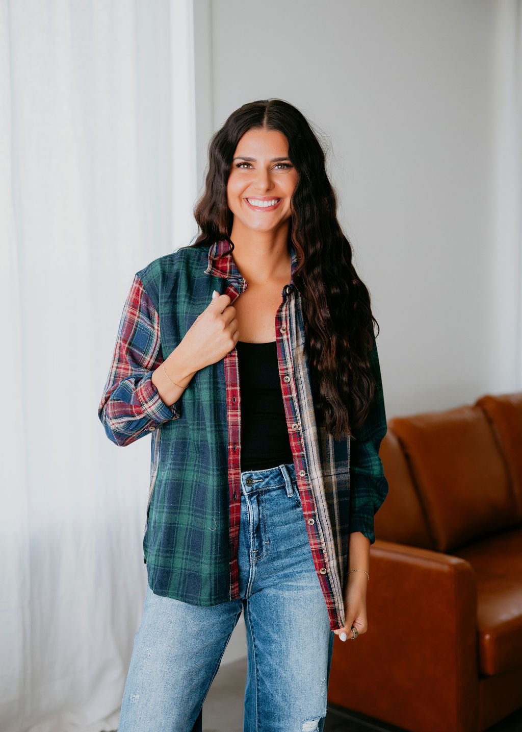 Maci Plaid Button Down