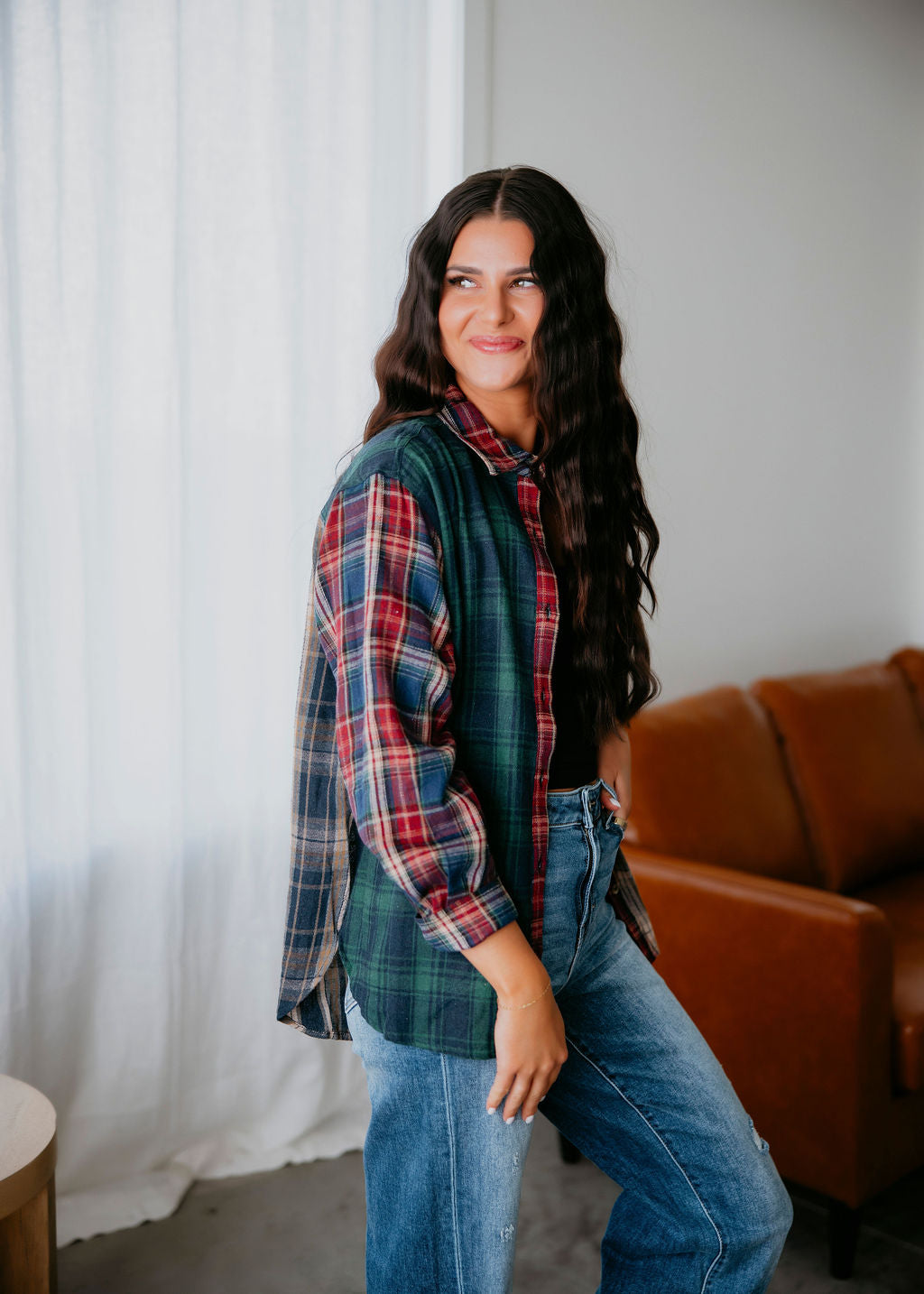 Maci Plaid Button Down