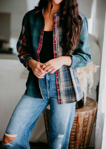 Maci Plaid Button Down