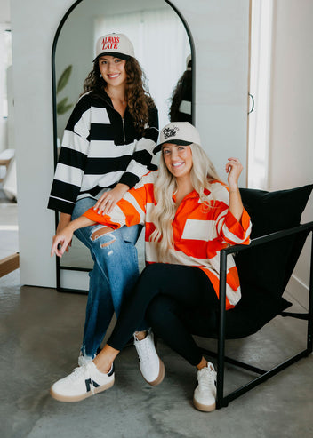 Jorie Striped Pullover