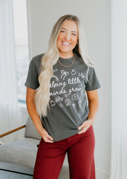 Helping Little Minds Grow Graphic Tee product view