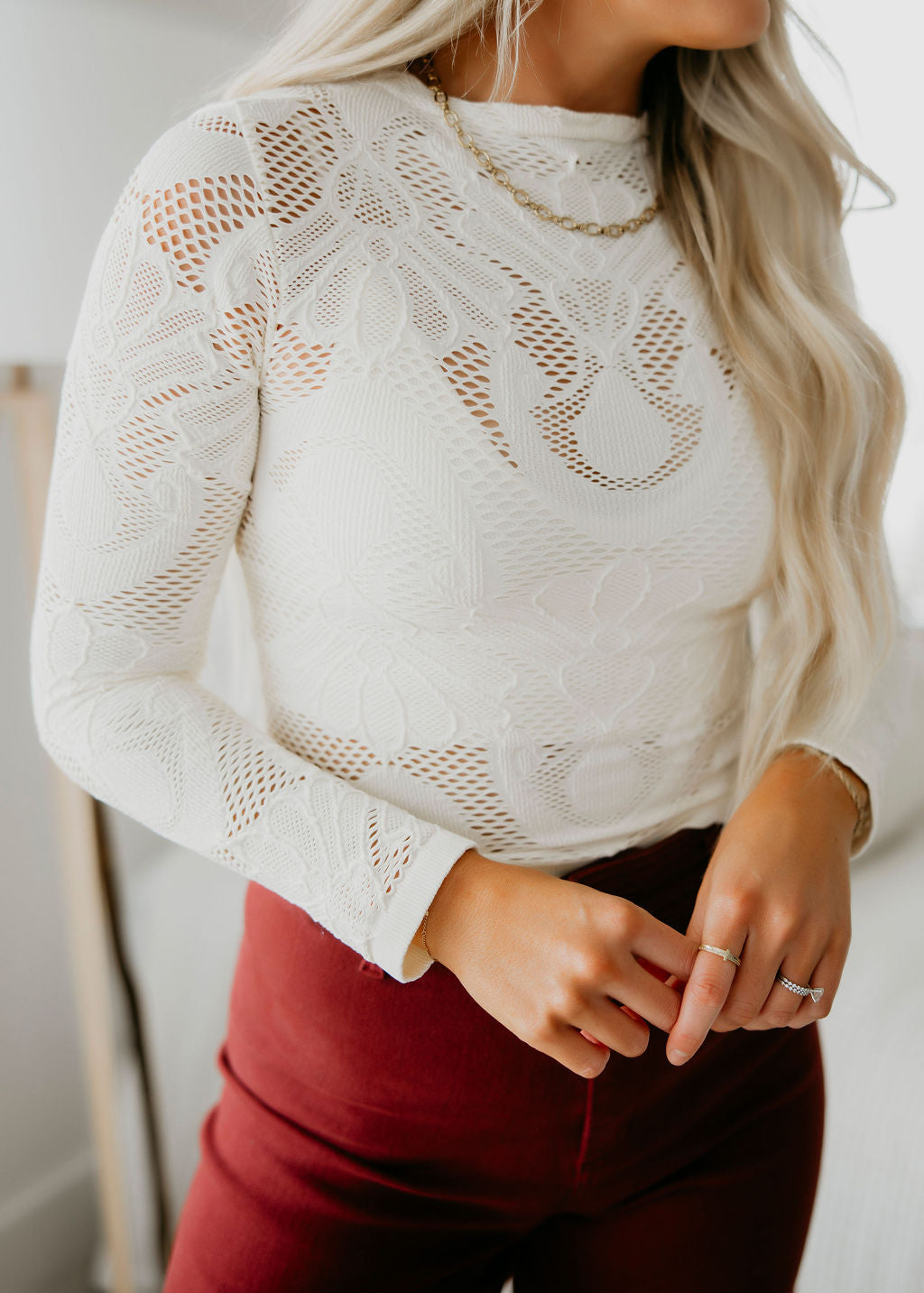 image of Rachelle Mesh Top