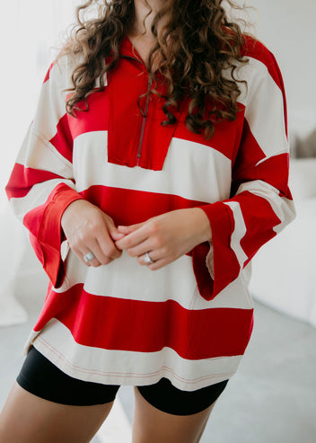 Jorie Striped Pullover