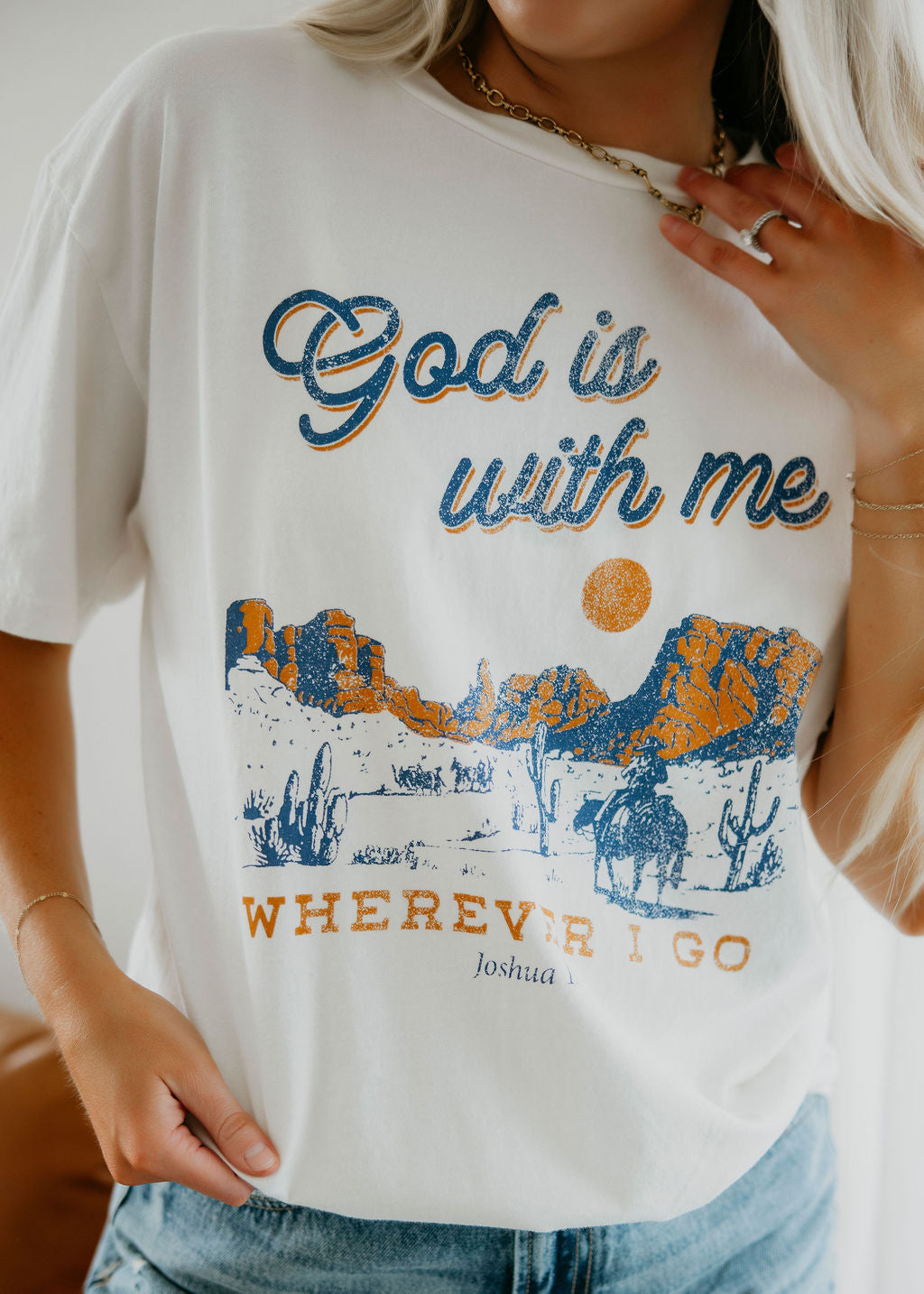 God is With Me Graphic Tee