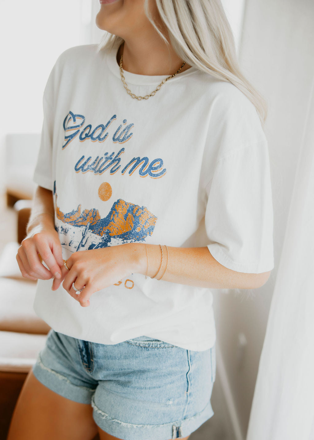 God is With Me Graphic Tee