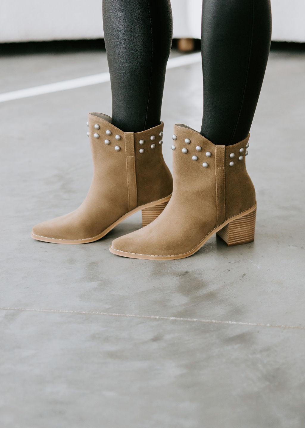 image of Alfie Studded Collar Booties