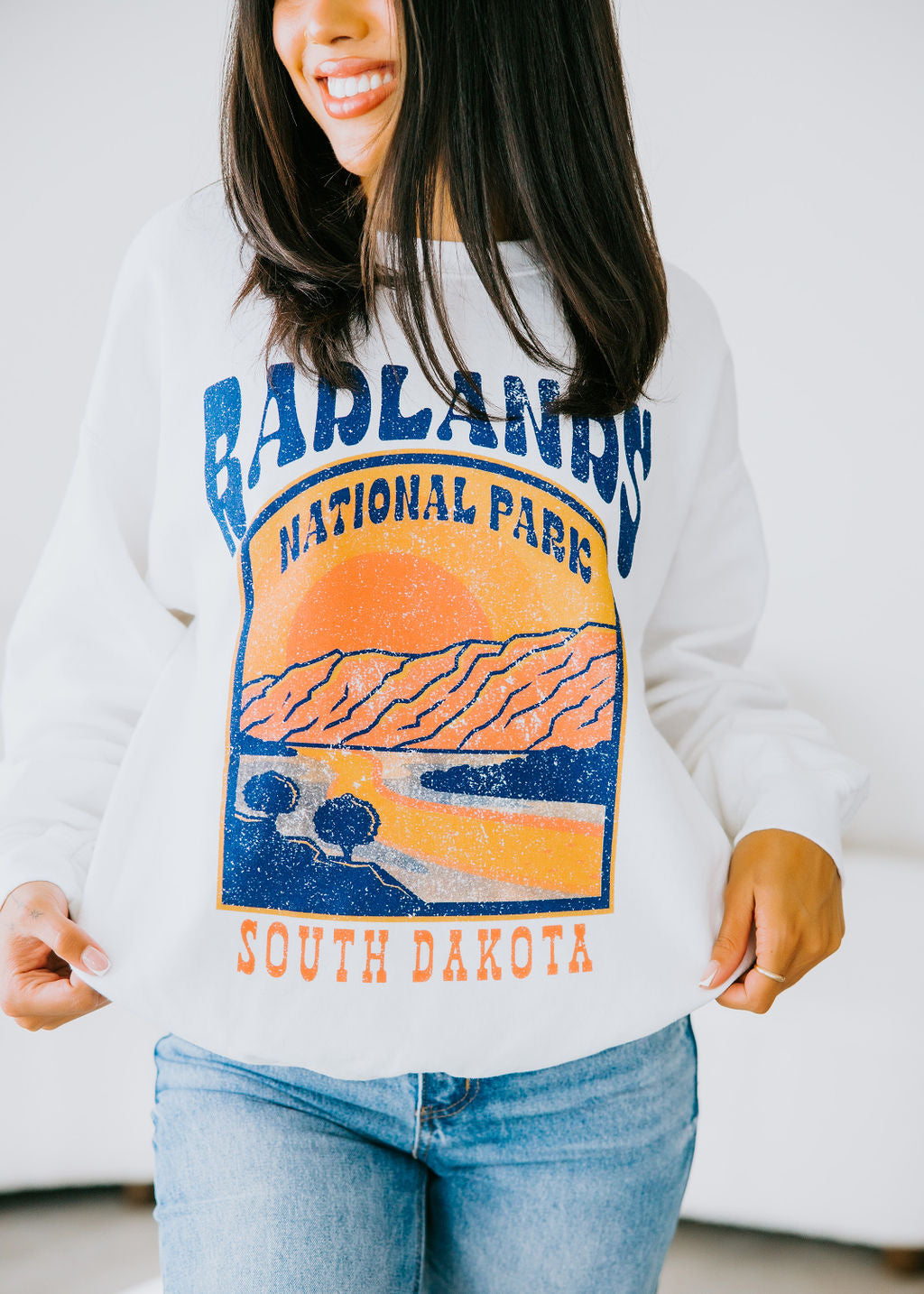 image of Badlands National Park Graphic Sweatshirt