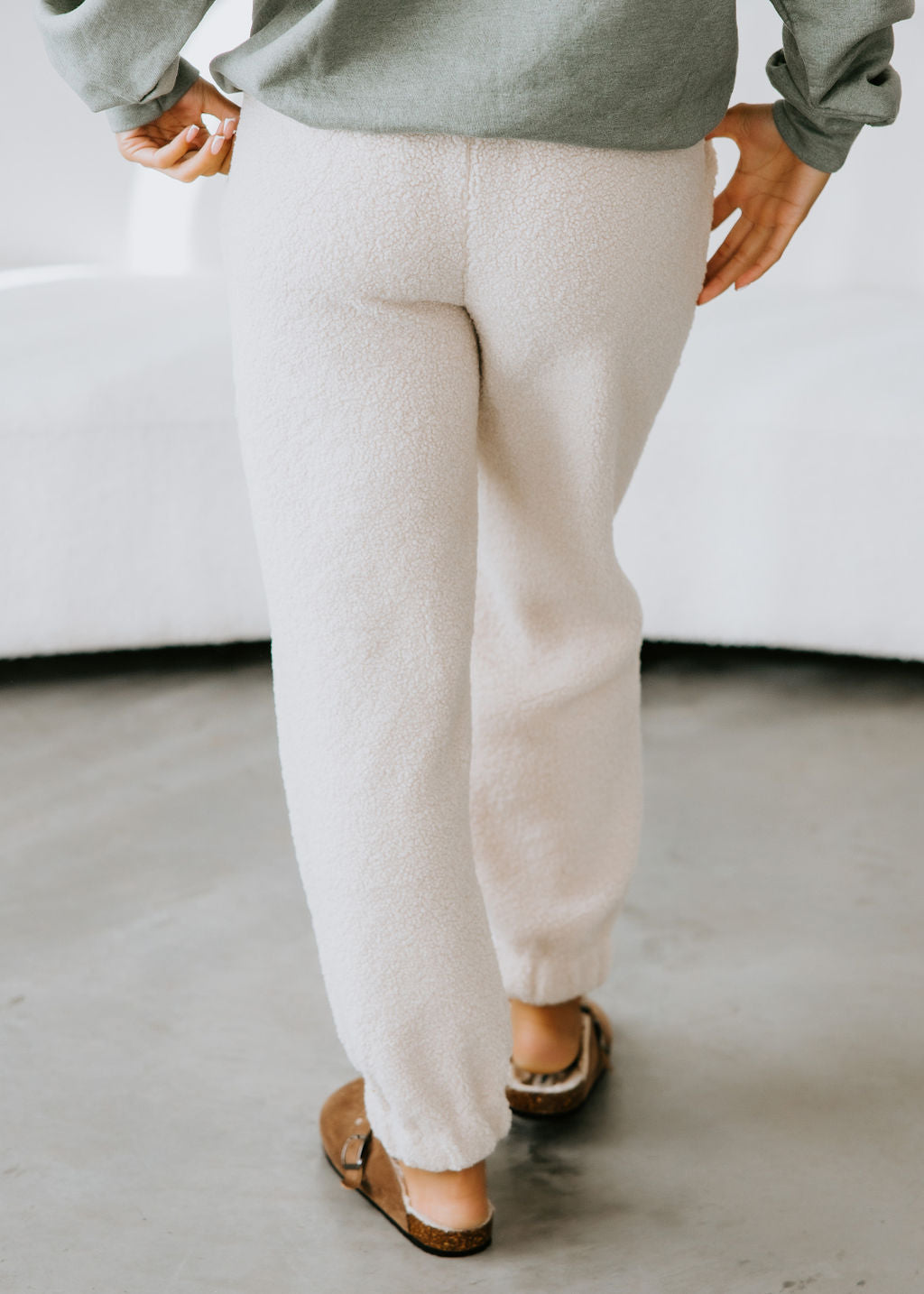 Stay Cozy Sherpa Joggers