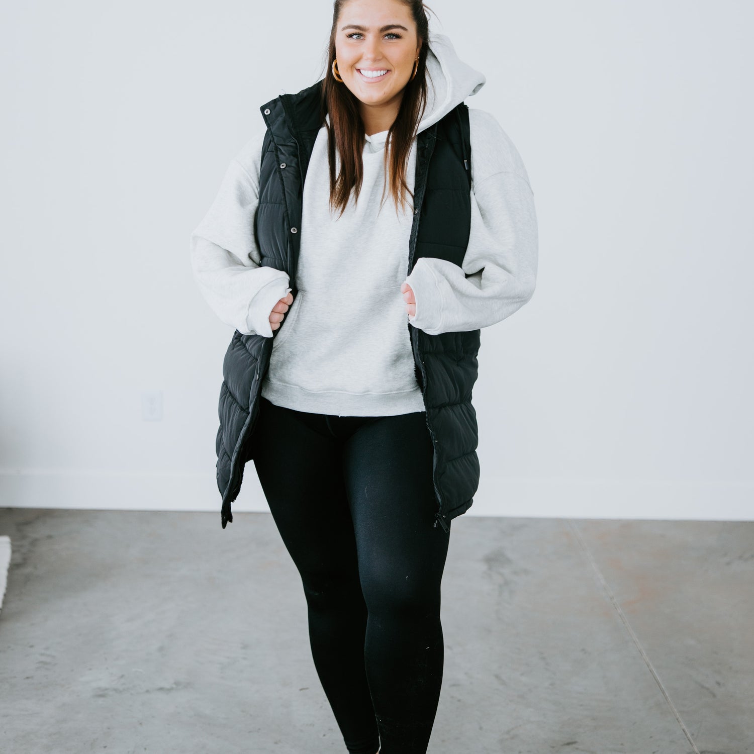 Peyton Hooded Puffer Vest