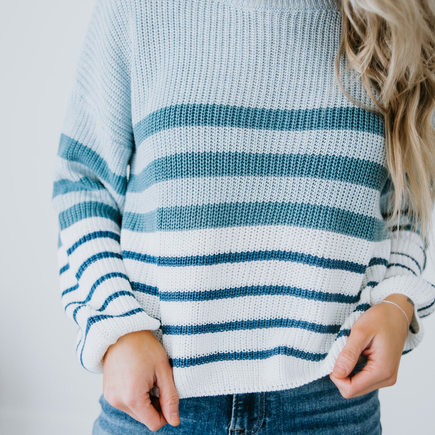 Kannon Striped Knit Sweater