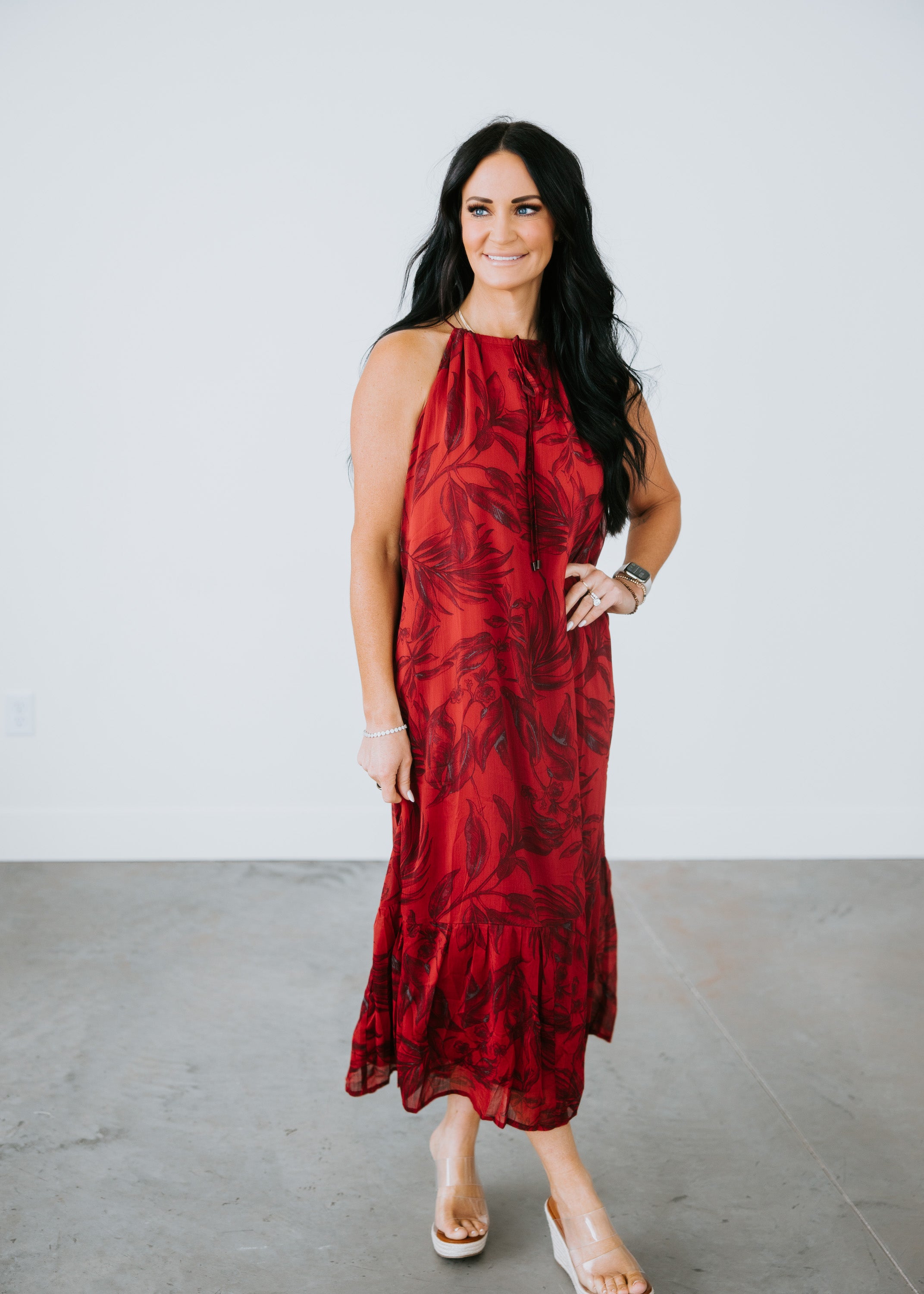 image of Keely Halter Maxi Dress