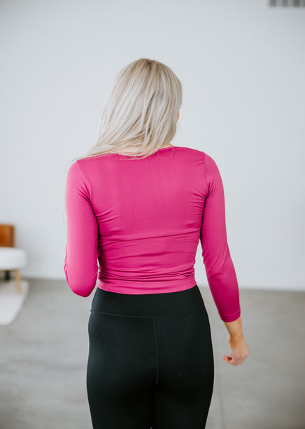 Cherrie Seamless Long Sleeve Top