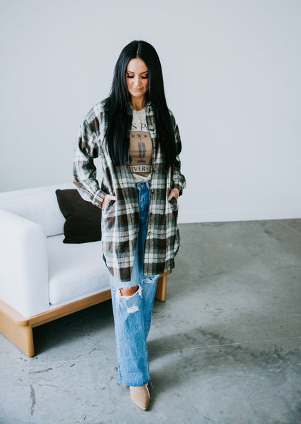 Hunter Plaid Shacket