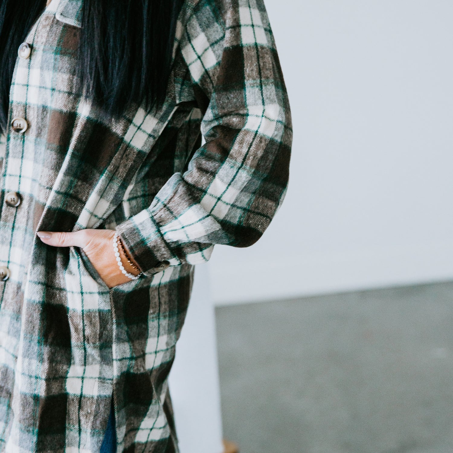 Hunter Plaid Shacket