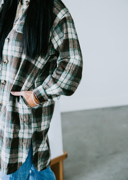 Hunter Plaid Shacket