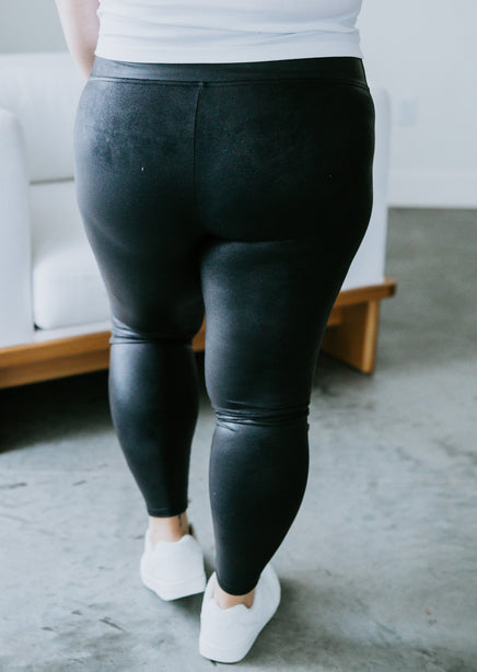 Curvy Spanx - Faux Leather Leggings – Lauriebelles