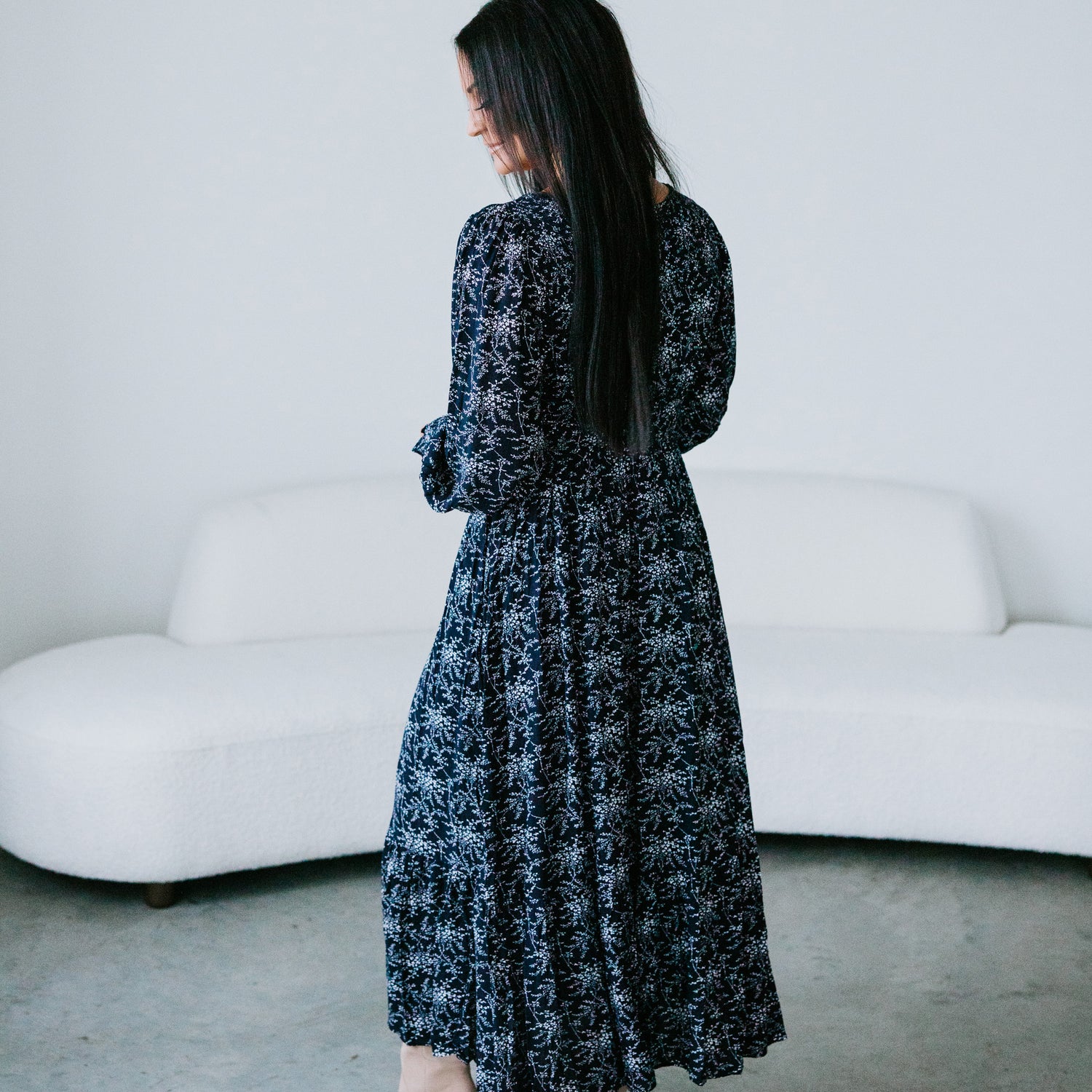 Zavyr Floral Midi Dress