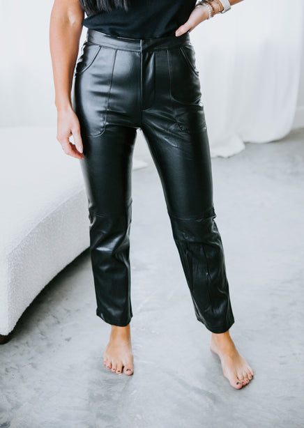 Rayvn Faux Leather Pants