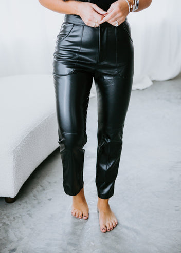Rayvn Faux Leather Pants
