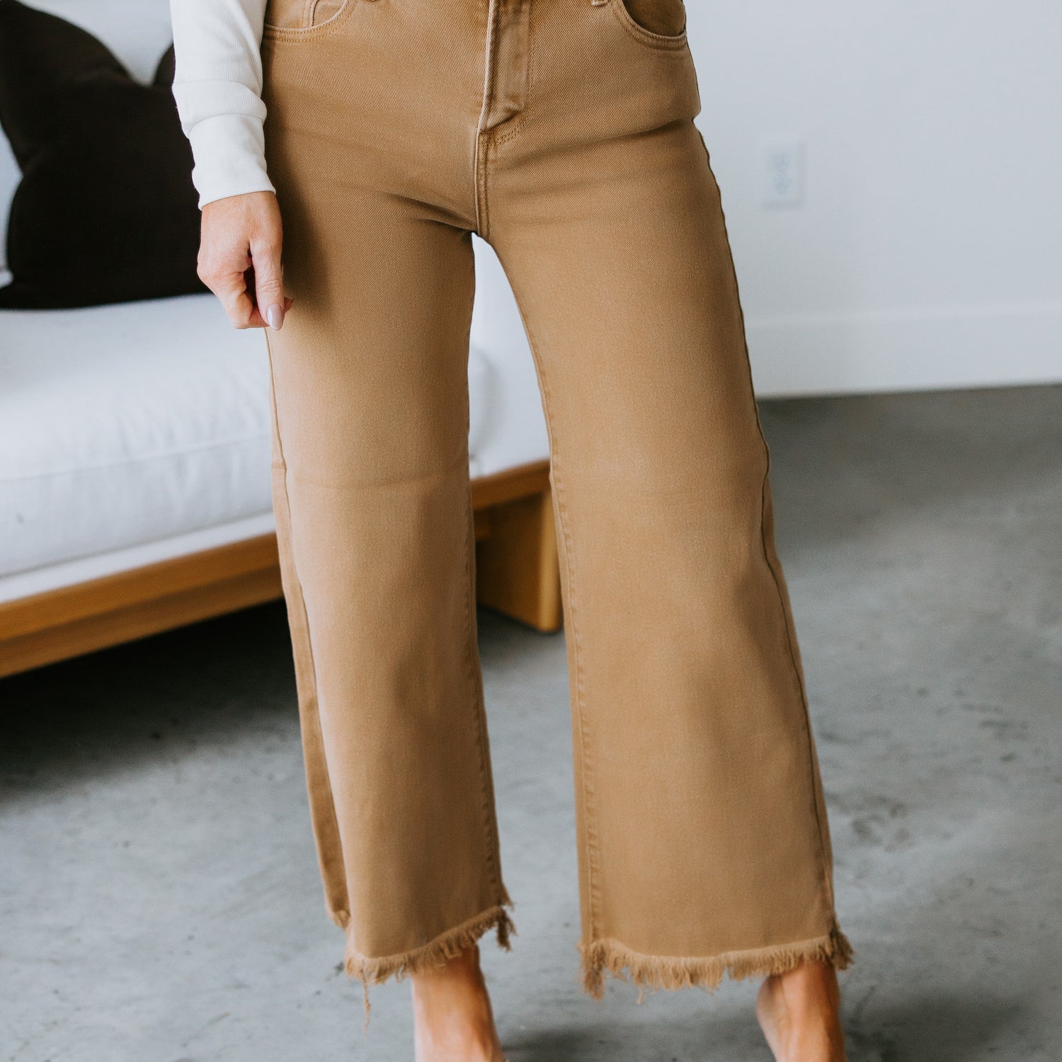 Miller Crop Wide Leg Jeans