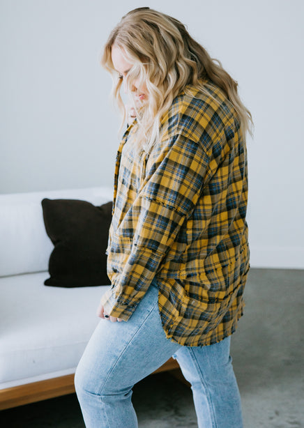 Archer Mineral Washed Plaid Shirt – Lauriebelles