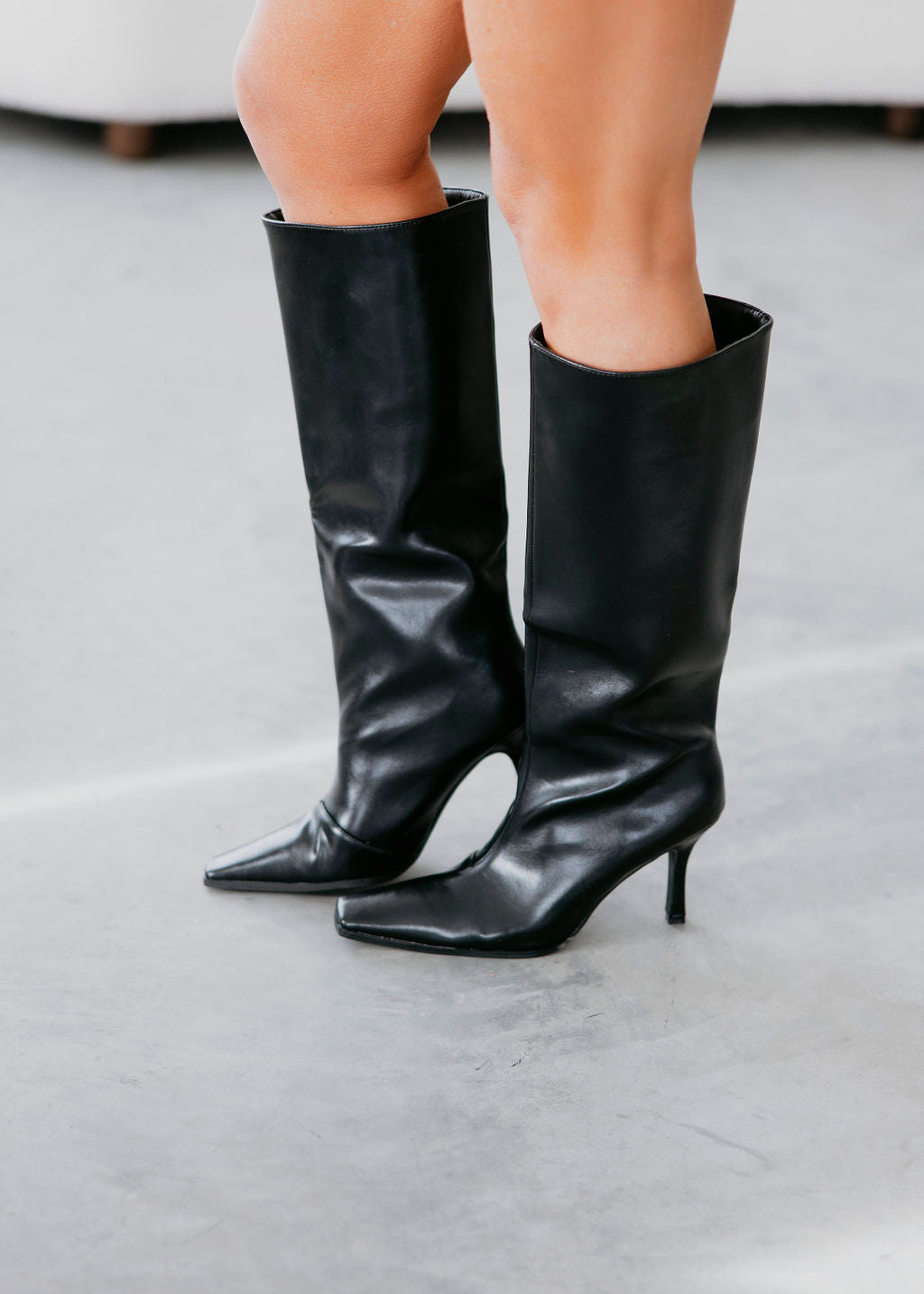 image of Cecil Stiletto Knee High Boots