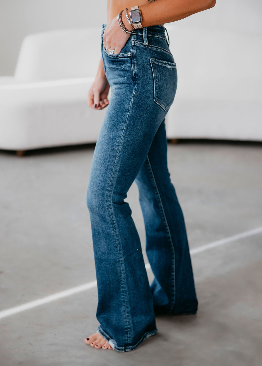 Luplin Lovervet Flare Jeans