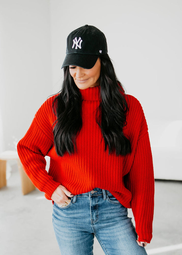 Amherst Funnel Neck Sweater by Lily and Lottie